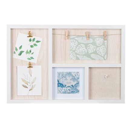 Βρες το Photo Θήκη Rectangular "Imago" Acrilic Mdf Ecru Λευκό PU 48x3x32cm σε μοναδική τιμή στο clickforshop.gr