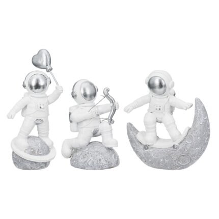 Βρες το Figure Astronaut Poly White Silver Ποικιλία 3 φορές 11X5X12Cm 11X5X12Cm σε μοναδική τιμή στο clickforshop.gr