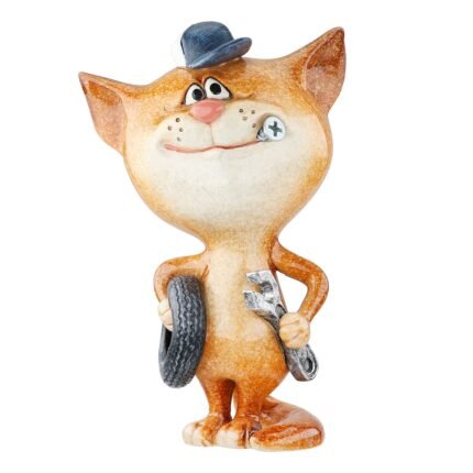 Βρες το Φιγούρα Γάτα 'Screwdriver' Πολυ Πορτοκαλί 6x8x12.5cm σε μοναδική τιμή στο clickforshop.gr