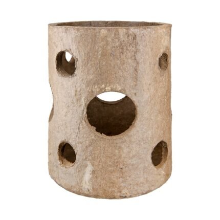 Βρες το Ανεμοφωτιστικό 'Nordic' Χαρτοπολτός Καφέ 16x16.5x26.5cm σε μοναδική τιμή στο clickforshop.gr