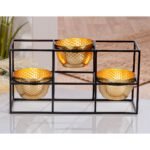 Βρες το Ρεσώ Θήκη Μέταλλο Μαύρο Χρυσό PU 27x9x14cm σε μοναδική τιμή στο clickforshop.gr