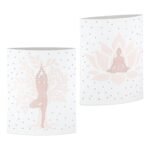 Διακοσμητική Λάμπα LED ArteLibre Namaste Yoga Λευκό 13x6x16cm Σε 2 Σχέδια - Image 2
