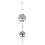 Γιρλάντα Round Tree Of Life Motif Metal Black 15X3X80Cm 15X3X80Cm - Image 2
