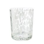 Φανάρι Κυλινδρικό Γυάλινο Διαφανές Λευκό D10X13Cm D10X13Cm - Image 2