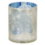 Βρες το Φανάρι Κυλινδρικό Κέλυφος Μοτίφ Γυαλικά Μπλε D10X13Cm D10X13Cm σε μοναδική τιμή στο clickforshop.gr