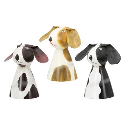 Βρες το Φιγούρα φράχτη Dog Metal White Assorted 3 Times 7X6X7Cm 7X6X7Cm σε μοναδική τιμή στο clickforshop.gr