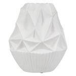 Βάζο Κεραμικό Λευκό D21X25Cm D21X25Cm - Image 2