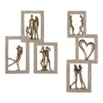 Βρες το Αντικείμενο τοίχου Ζεύγος Συνθετική Ρητίνη Φυσικά Χρώματα 2 Ποικιλία 22X2X26Cm 22X2X26Cm σε μοναδική τιμή στο clickforshop.gr