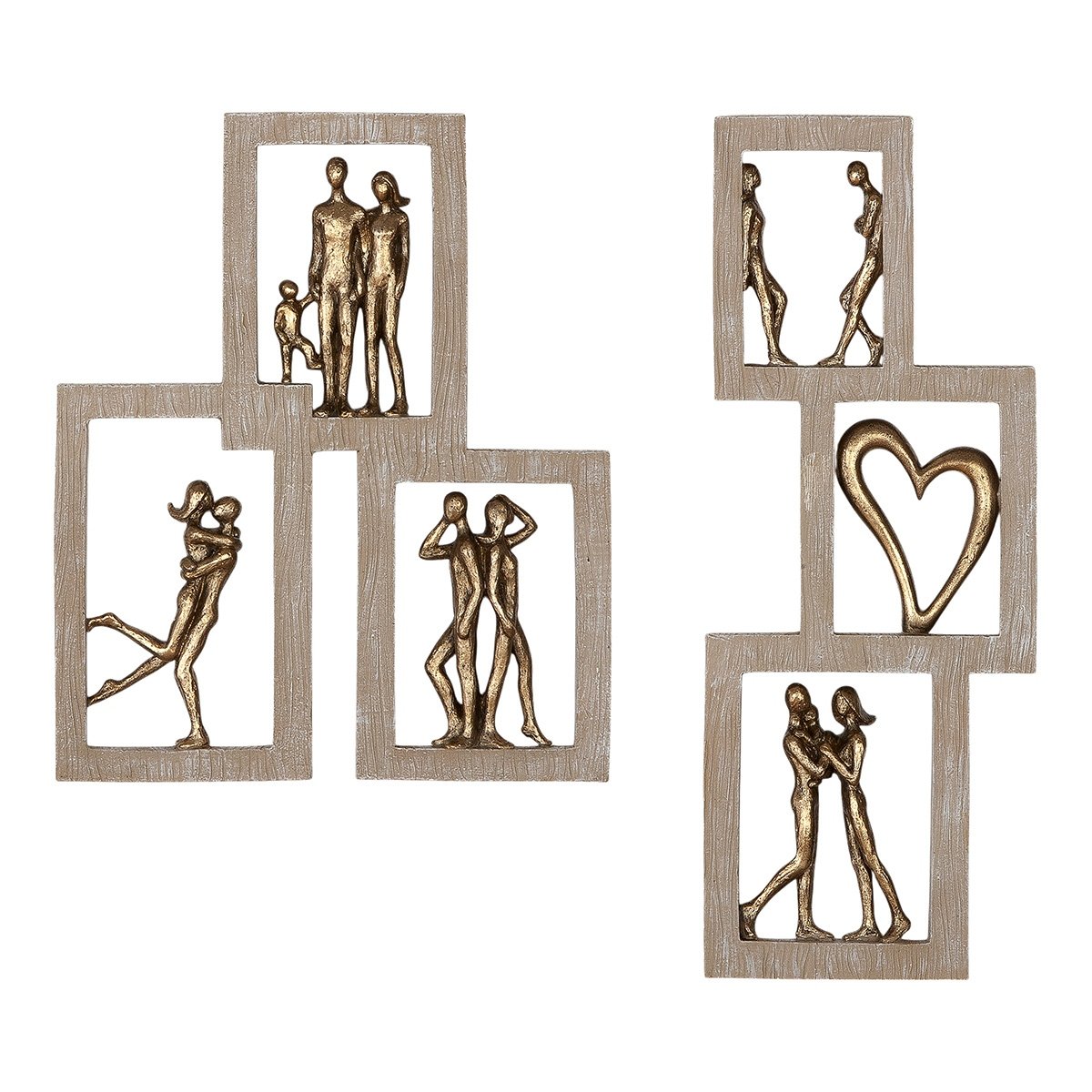 Αντικείμενο τοίχου Ζεύγος Συνθετική Ρητίνη Φυσικά Χρώματα 2 Ποικιλία 22X2X26Cm 22X2X26Cm Βρες το Αντικείμενο τοίχου Ζεύγος Συνθετική Ρητίνη Φυσικά Χρώματα 2 Ποικιλία 22X2X26Cm 22X2X26Cm σε μοναδική τιμή στο clickforshop.gr