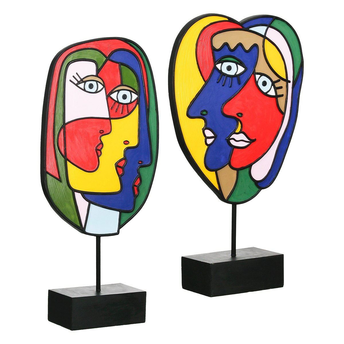 Sculpture Face Motif Συνθετική Ρητίνη Πολύχρωμη 2 Ποικιλία 20X7X35Cm 20X7X35Cm Βρες το Sculpture Face Motif Συνθετική Ρητίνη Πολύχρωμη 2 Ποικιλία 20X7X35Cm 20X7X35Cm σε μοναδική τιμή στο clickforshop.gr