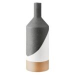 Βάζο Λαιμού Κεραμικό Μαύρο D10X31Cm D10X31Cm - Image 2