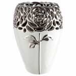 Βρες το Βάζο Τριαντάφυλλο Μοτίφ Κεραμικό Λευκό D16X24Cm D16X24Cm σε μοναδική τιμή στο clickforshop.gr