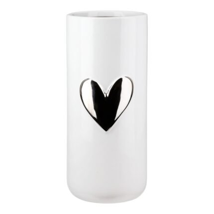 Βρες το Βάζο Καρδιά Μοτίφ Κεραμικό Λευκό D10X22Cm D10X22Cm σε μοναδική τιμή στο clickforshop.gr