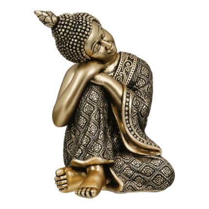 Βρες το Figure Buddha Synthetic Resin Χρυσόχρωμο 10X10X17Cm 10X10X17Cm σε μοναδική τιμή στο clickforshop.gr