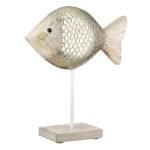 Βρες το Stand Relief Fish Mango Wood Φυσικά Χρώματα 21X7X25Cm 21X7X25Cm σε μοναδική τιμή στο clickforshop.gr