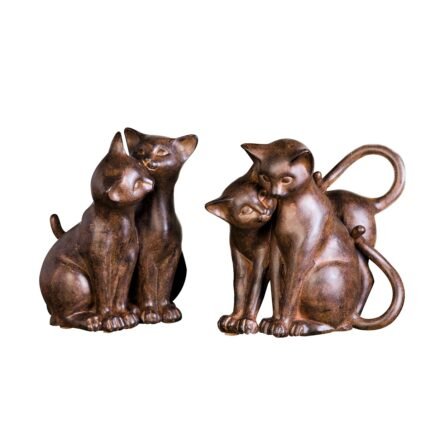 Βρες το Φιγούρα Cat Πολυρεζίνη Brown PU Pcs. Assorted H. 18 cm σε μοναδική τιμή στο clickforshop.gr