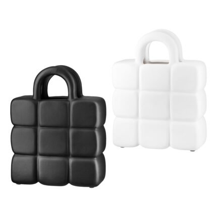 Βρες το Βάζο Κεραμικό Μαύρο Λευκό 2 Ποικιλία 15X5X19Cm 15X5X19Cm σε μοναδική τιμή στο clickforshop.gr