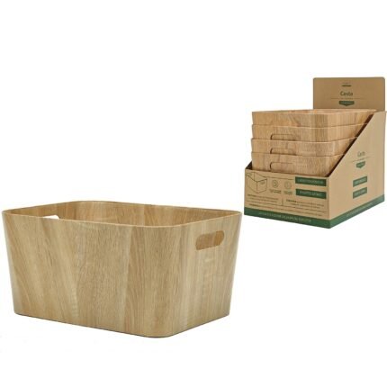 Βρες το Καλάθι φυσικό/ξύλο/πλαστικό/χαρτί 40x30x20cm Σε 6 Χρώματα σε μοναδική τιμή στο clickforshop.gr