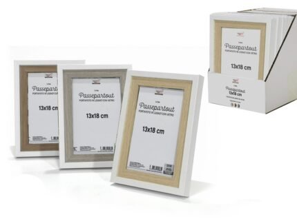 Βρες το Κορνίζα 13x18cm Ξύλο/Γυαλί Σε 3 Αποχρώσεις σε μοναδική τιμή στο clickforshop.gr