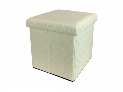 Βρες το Σκαμπό Με Αποθηκευτικό Χώρο Μπεζ Δέρμα 38x38x38cm σε μοναδική τιμή στο clickforshop.gr