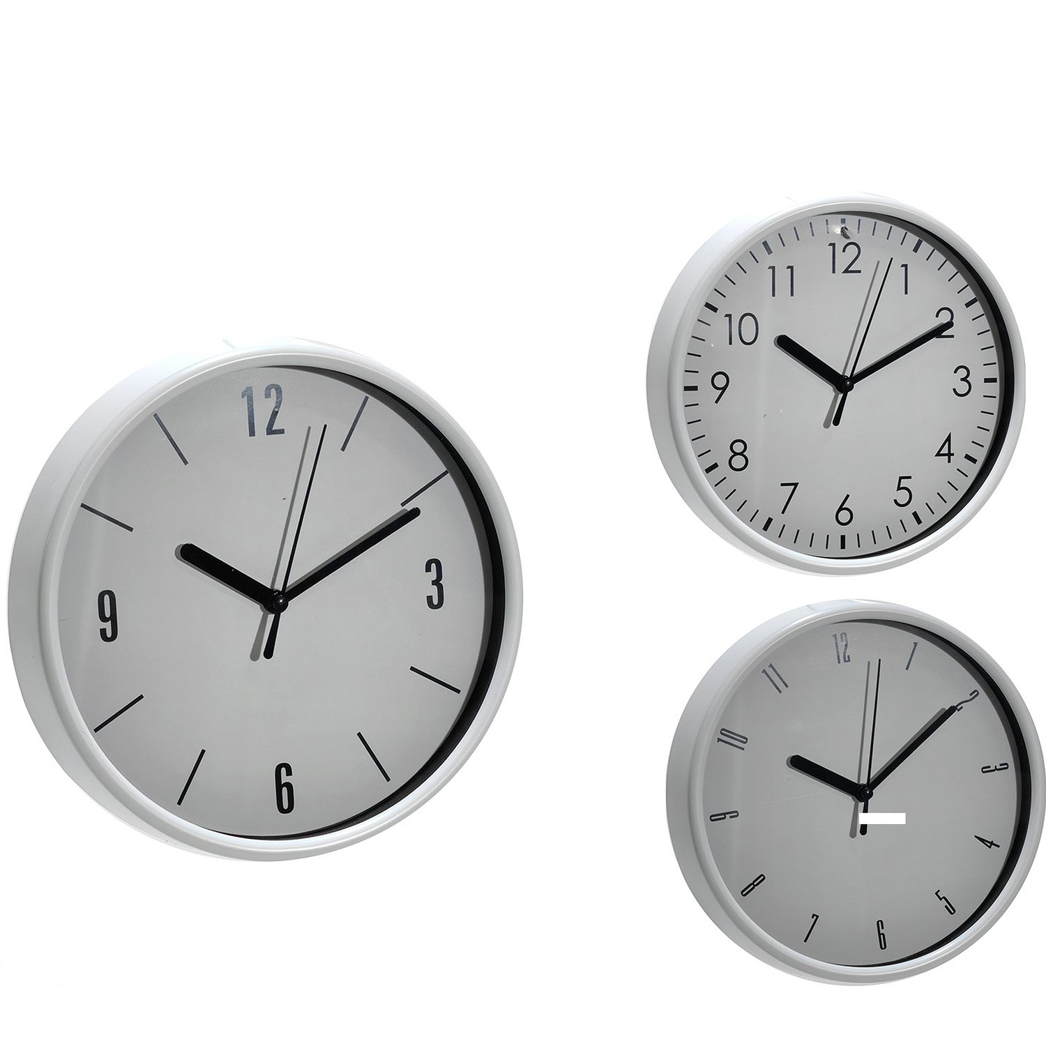 Ρολόι Τοίχου Λευκό Πλαστικό Φ20CM Σε 3 Σχέδια Βρες το Ρολόι Τοίχου Λευκό Πλαστικό Φ20CM Σε 3 Σχέδια σε μοναδική τιμή στο clickforshop.gr