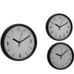 Βρες το Ρολόι Τοίχου Μαύρο/Πλαστικό Φ20cm Σε 3 Σχέδια σε μοναδική τιμή στο clickforshop.gr