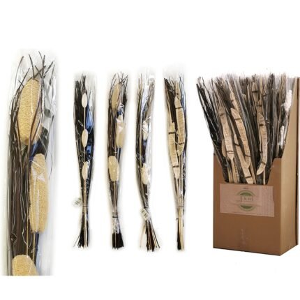 Βρες το Μπουκέτο ξηρά λουλούδια/κλαδιά 100cm Σε 4 Σχέδια σε μοναδική τιμή στο agoraepiplou.gr