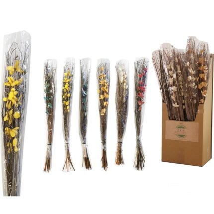 Βρες το Μπουκέτο Ξηρά Λουλούδια 100CM Σε 6 Χρώματα σε μοναδική τιμή στο clickforshop.gr