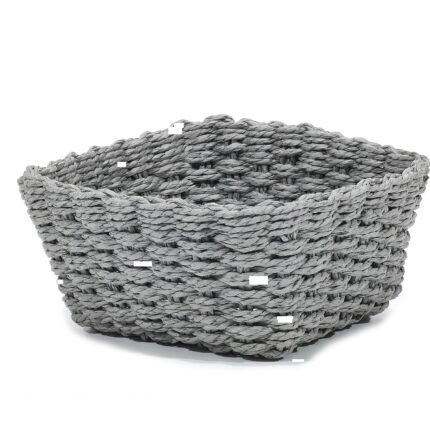 Βρες το Καλάθι Τετράγωνο Γκρι 20x20x10cm σε μοναδική τιμή στο clickforshop.gr