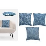 Βρες το Μαξιλάρι Jacquard Μπλε/Λευκό 100% πολυεστέρας 45x45cm Σε 3 Σχέδια σε μοναδική τιμή στο clickforshop.gr