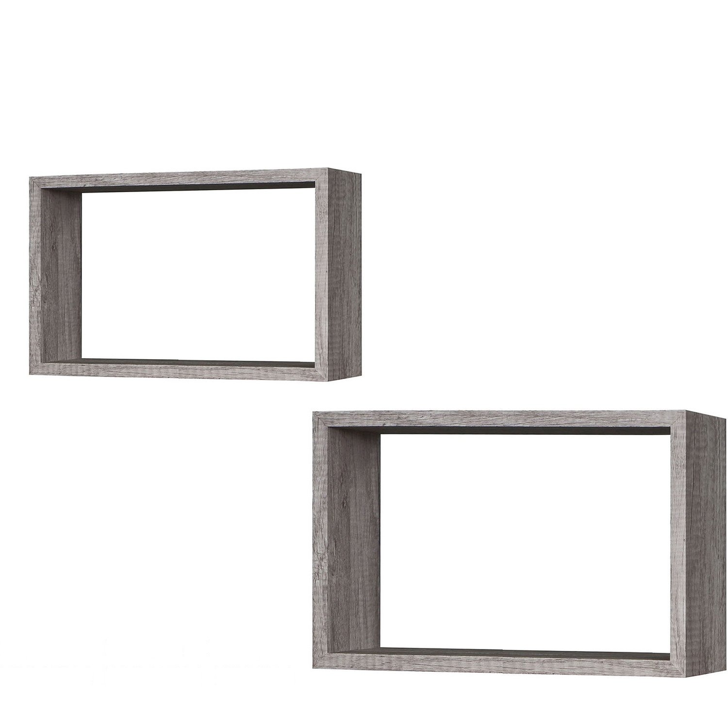 Ράφια Γκρι Δρυς 40x27x12cm/36.5x23.5x12cm 2Τμχ Βρες το Ράφια Γκρι Δρυς 40x27x12cm/36.5x23.5x12cm 2Τμχ σε μοναδική τιμή στο clickforshop.gr