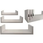 Βρες το Ράφια Τοίχου Λευκό MDF 42x20x10cm 3Τμχ σε μοναδική τιμή στο clickforshop.gr