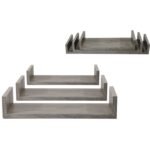 Βρες το Σετ Ράφια Γκρι Δρυς 60x15.5x8cm/50x15.5x8cm/40x15.5x8cm 3Τμχ σε μοναδική τιμή στο clickforshop.gr