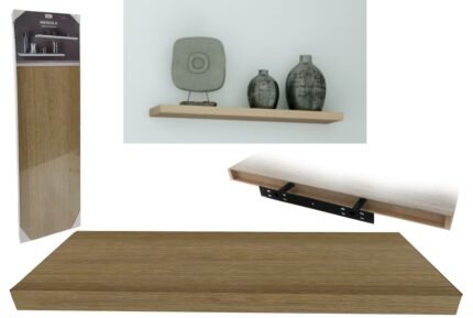 Βρες το Ράφι Τοίχου Δρυς Μελαμίνη 80x23.5x3.8cm σε μοναδική τιμή στο clickforshop.gr