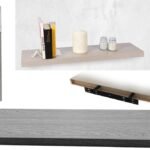 Βρες το Ράφι Τοίχου Γκρι Μελαμίνη 80x23.5x3.8cm σε μοναδική τιμή στο clickforshop.gr