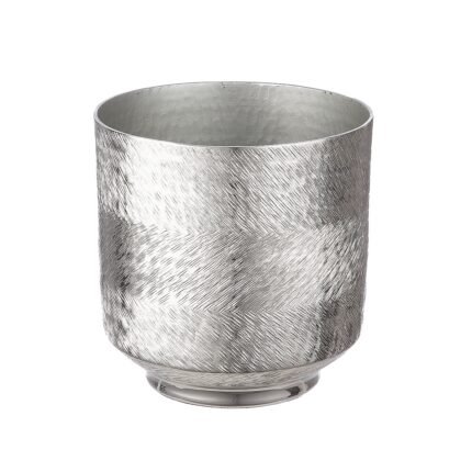 Βρες το Κασπώ ArteLibre Ασημί Αλουμίνιο Φ15x15.5cm σε μοναδική τιμή στο clickforshop.gr