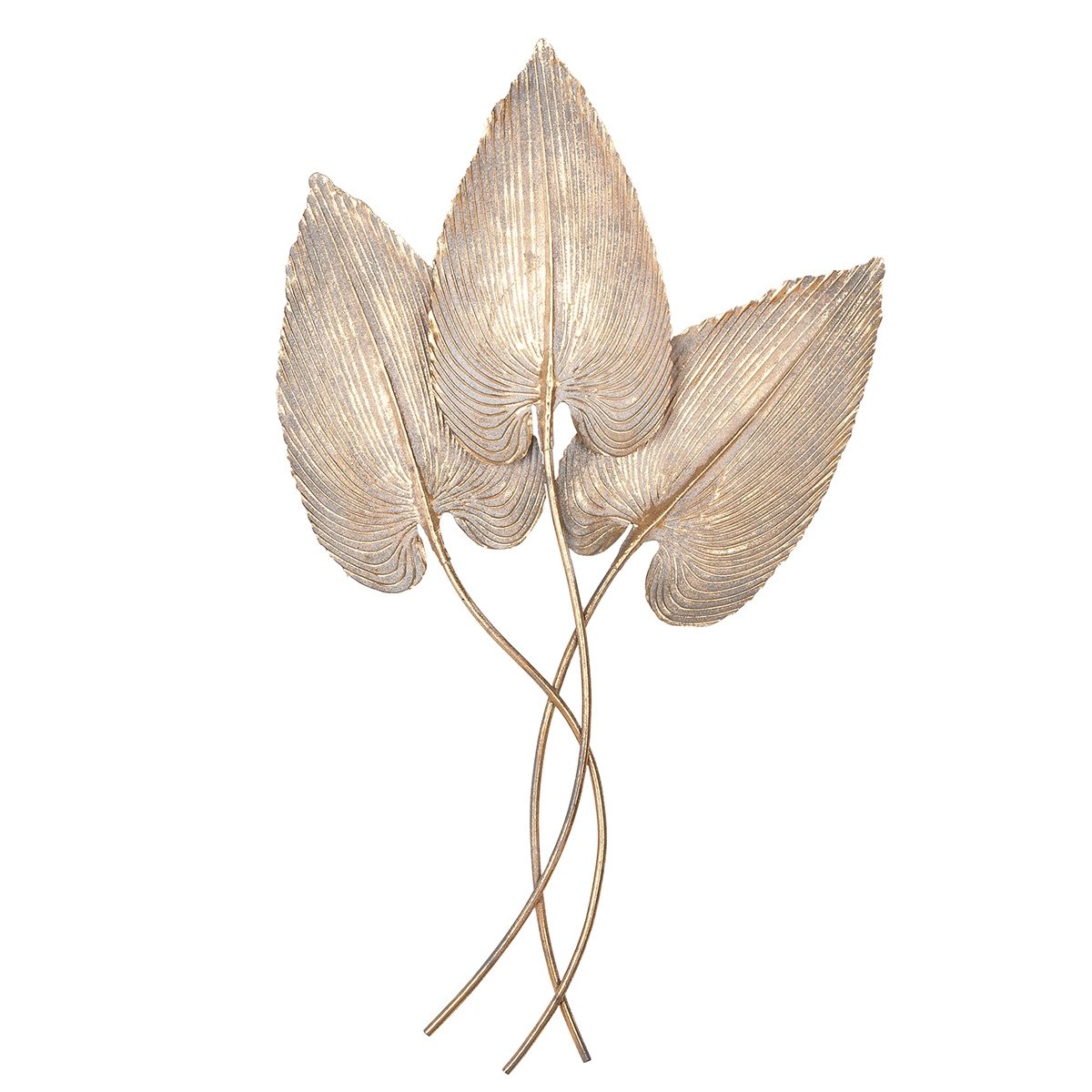 Ανάγλυφο τοίχου φύλλο μεταλλικό Χρυσό 53X4X92Cm 53X4X92Cm Βρες το Ανάγλυφο τοίχου φύλλο μεταλλικό Χρυσό 53X4X92Cm 53X4X92Cm σε μοναδική τιμή στο clickforshop.gr