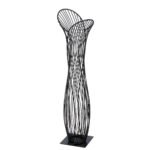 Διακοσμητικό Αντικείμενο Μεταλλικό Μαύρο 17X13X63Cm 17X13X63Cm - Image 2