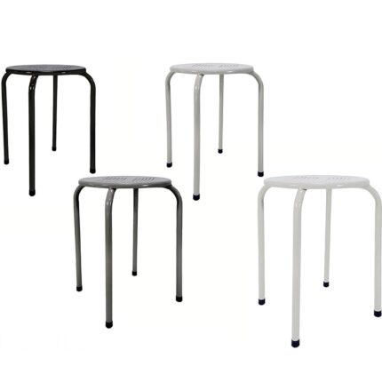 Βρες το Σκαμπό Μεταλλικό 30x30x45cm Σε 3 Χρώματα σε μοναδική τιμή στο clickforshop.gr