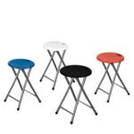 Βρες το Σκαμπό Πτυσσόμενο Με Λαβή Μεταφοράς Πλαστικό/Μέταλλο Φ30x45cm Σε 4 Χρώματα σε μοναδική τιμή στο agoraepiplou.gr