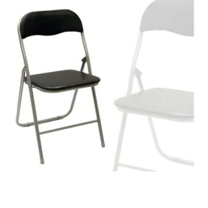 Βρες το Καρέκλα Πτυσσόμενη Ασημί/Μαύρο Μέταλλο/Πλαστικό σε μοναδική τιμή στο clickforshop.gr