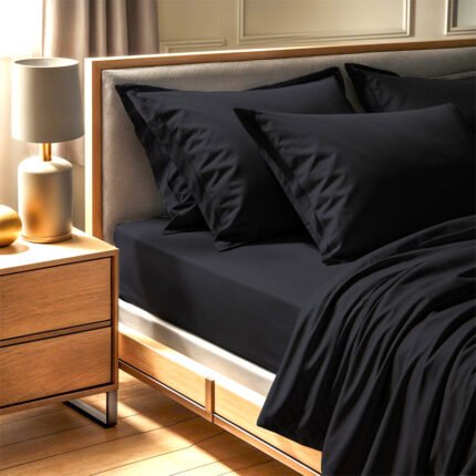 Βρες το Σεντόνι Tonne Cotton Box Μονό (180x240) χρώμα μαύρο σε μοναδική τιμή στο clickforshop.gr