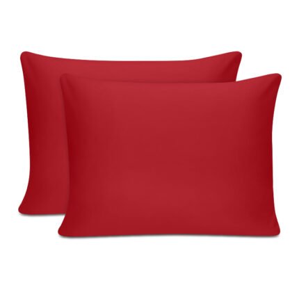 Βρες το Μαξιλαροθήκες ύπνου Tonne Cotton Box Σετ 2 τμχ χρώμα κόκκινο 50x70εκ. σε μοναδική τιμή στο clickforshop.gr