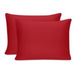 Βρες το Μαξιλαροθήκες ύπνου Tonne Cotton Box Σετ 2 τμχ χρώμα κόκκινο 50x80εκ. σε μοναδική τιμή στο clickforshop.gr