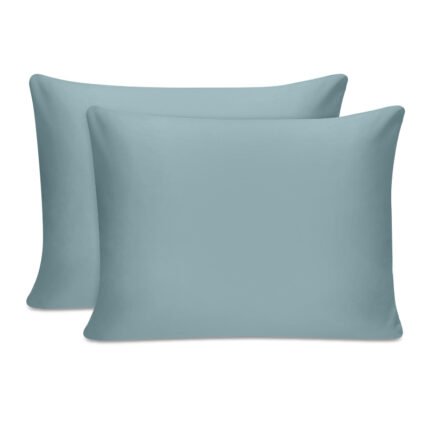 Βρες το Μαξιλαροθήκες ύπνου Tonne Cotton Box Σετ 2 τμχ χρώμα μέντα 50x80εκ. σε μοναδική τιμή στο clickforshop.gr