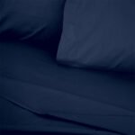 Σεντόνι Tonne Cotton Box Διπλό (240x260) χρώμα σκούρο μπλε - Image 2