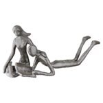 Βρες το Διακοσμητικό ArteLibre Ζευγάρι Διαβάζει Βιβλίο Καφέ Μέταλλο 19x9x8cm σε μοναδική τιμή στο clickforshop.gr