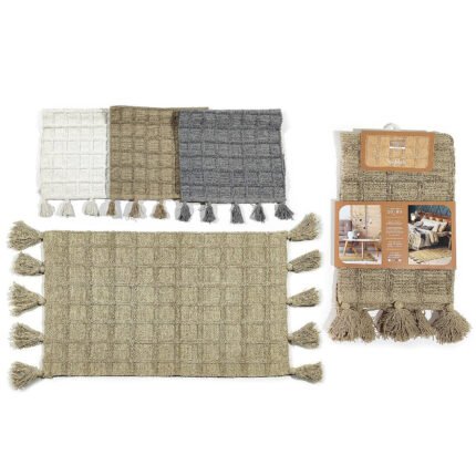 Βρες το Χαλάκι 60% Βισκόζη/40% Βαμβάκι 50x80cm Σε 4 Χρώματα σε μοναδική τιμή στο clickforshop.gr