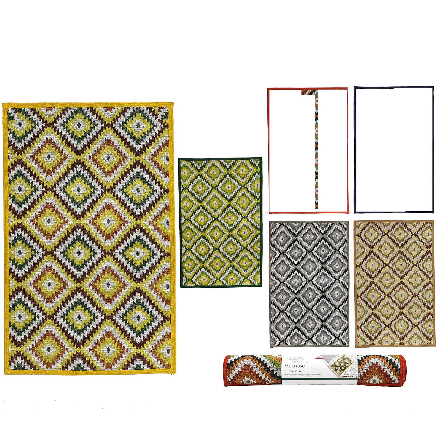 Χαλάκι Gobelin Πολύχρωμο Πολυεστέρας/Βαμβάκι 50x110cm Σε 6 Σχέδια Βρες το Χαλάκι Gobelin Πολύχρωμο Πολυεστέρας/Βαμβάκι 50x110cm Σε 6 Σχέδια σε μοναδική τιμή στο clickforshop.gr