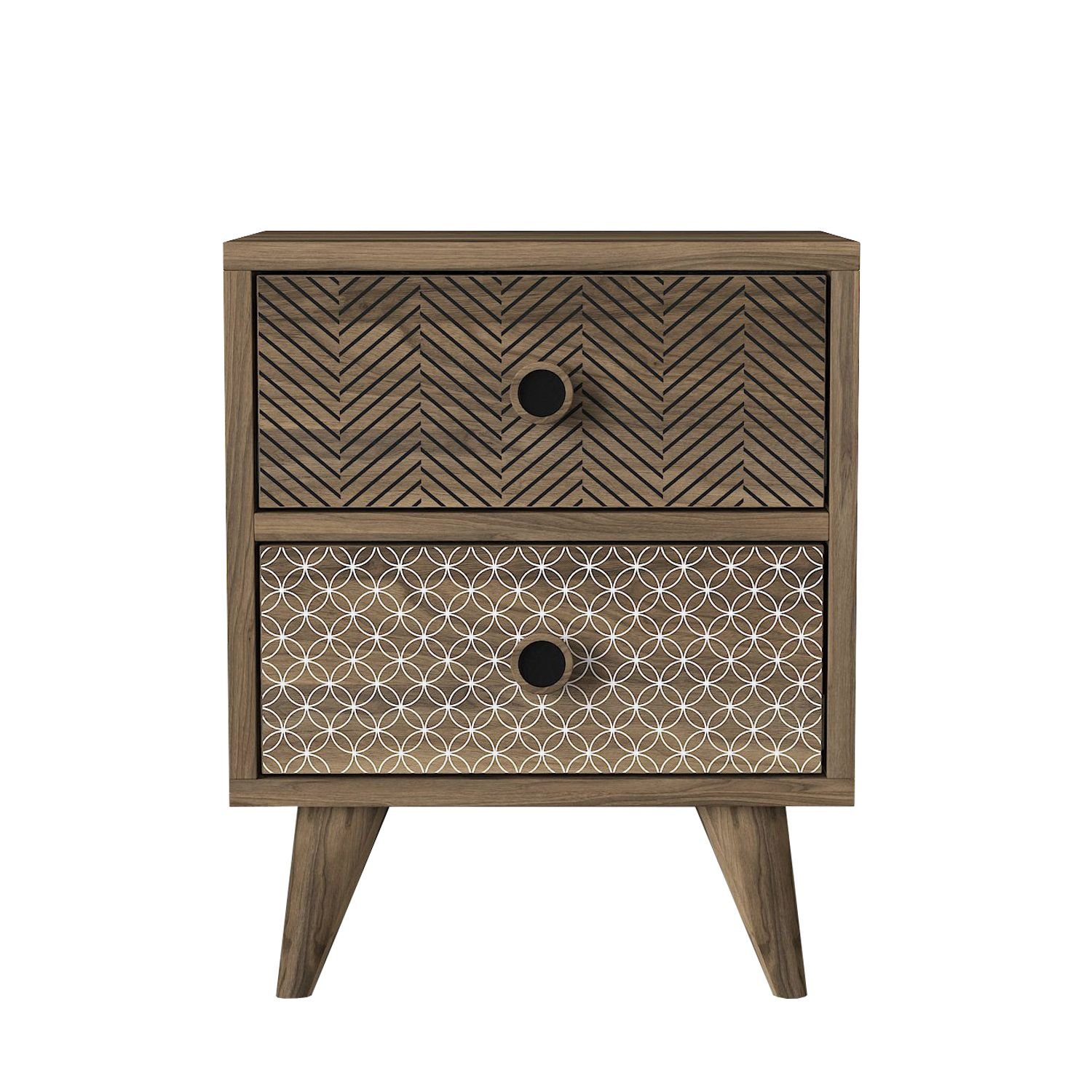 Κομοδίνο ArteLibre KALYMNOS Καρυδί Με Σχέδιο 40x30x48cm Βρες το Κομοδίνο ArteLibre KALYMNOS Καρυδί Με Σχέδιο 40x30x48cm σε μοναδική τιμή στο clickforshop.gr